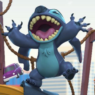 Stitch x San Francisco Q-Fig Max Elite (Disney) Collectible Figure by Quantum Mechanix