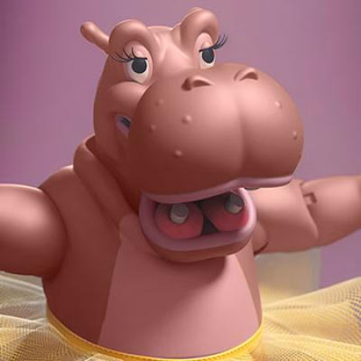 Hyacinth Hippo (Disney) Action Figure by Super 7