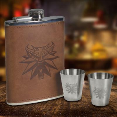 The Witcher: Deluxe Flask Set (The Witcher 3: Wild Hunt) Collectible Drinkware by Dark Horse Comics
