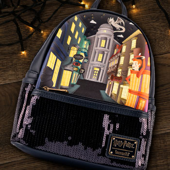 Buy Harry Potter Diagon Alley Sequin Mini Backpack at Loungefly.