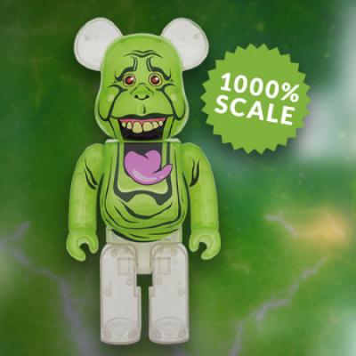Be@rbrick Slimer (Green Ghost) 1000% (Ghostbusters) Collectible Figure by Medicom Toy
