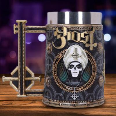 Ghost Gold Meliora Tankard (Ghost) Collectible Drinkware by Nemesis Now