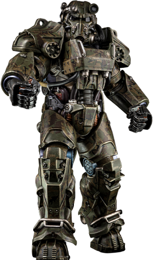 T 60 Camouflage Power Armor Sixth Scale Figure Sideshow Collectibles