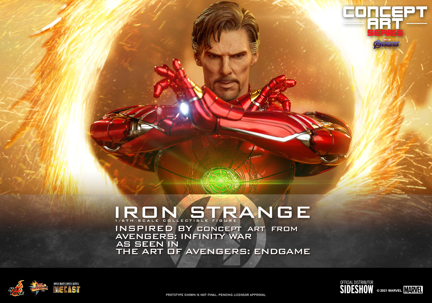 hot toys doctor strange iron man