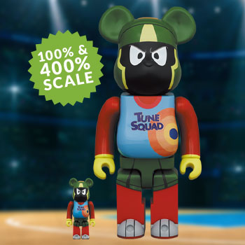 Be@rbrick Marvin the Martian 100% & 400% Collectible Figure Set by