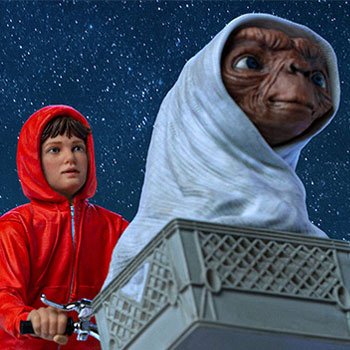 E.T. & Elliot Art Scale Statue by Iron Studios