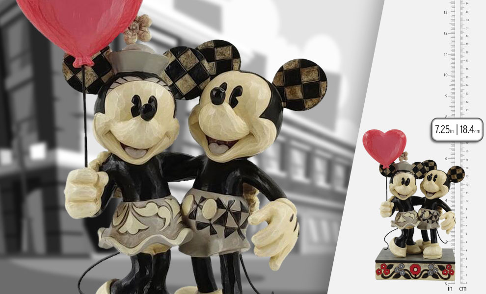 Mickey and Minnie Heart Figurine by Enesco | Sideshow Collectibles