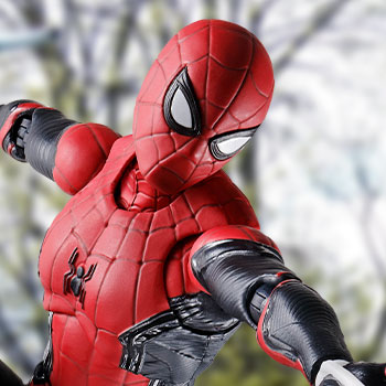 Spider-Man (Upgraded Suit) Collectible Figure by Bandai.