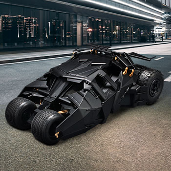 Premium AI Image  Batman batmobile in the city wallpaper