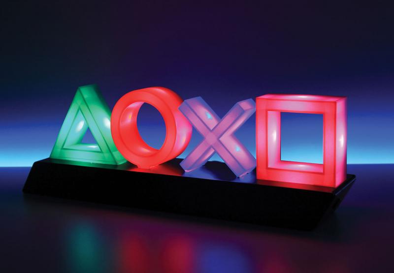 playstation symbols lamp