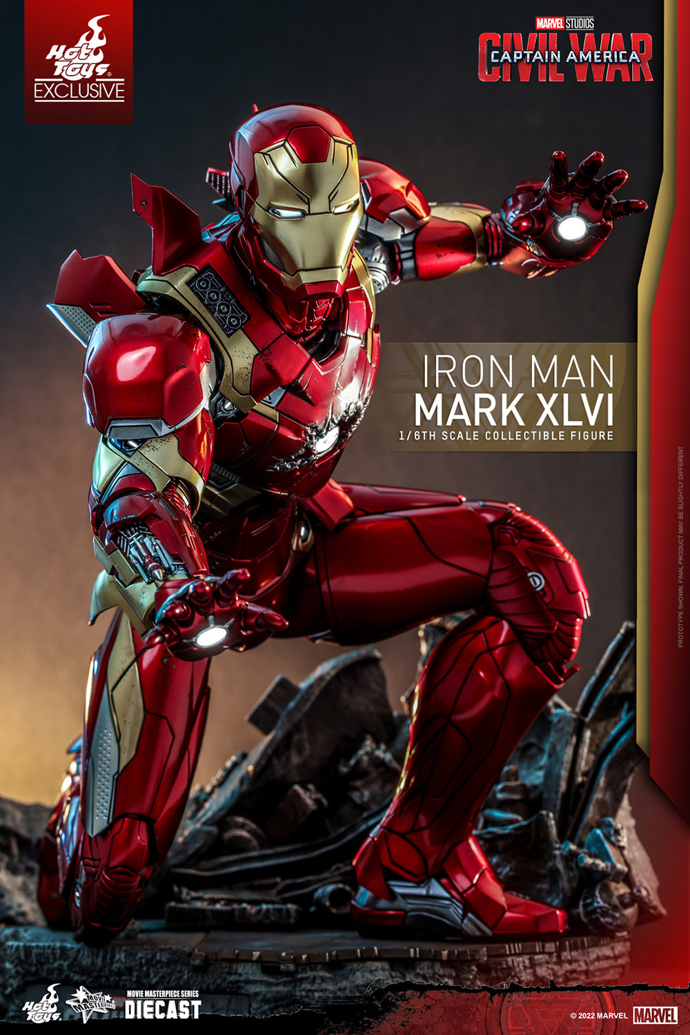 Iron Man Mark XLVI Sixth Scale Figure by Hot Toys