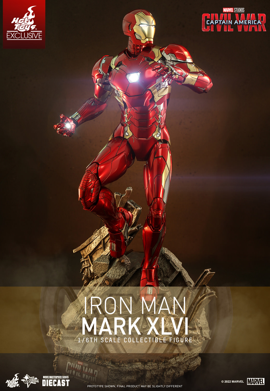 Iron Man Mark XLVI Sixth Scale Figure by Hot Toys