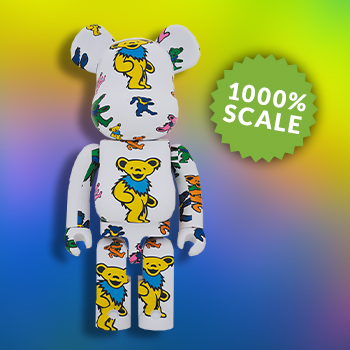 Be@rbrick Grateful Dead (Dancing Bear) 1000% by Medicom | Sideshow