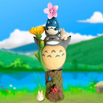 Totoro Flowers Stacking Figure Collectible Set by Ensky