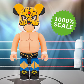 Be@rbrick First Generation Tiger Mask 1000% by Medicom Toy 