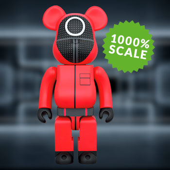 The Be@rbrick Squid Game Guard (Circle) 1000% Bearbrick by Medicom ...
