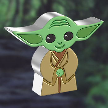 Yoda 1oz Silver Coin by New Zealand Mint | Sideshow Collectibles