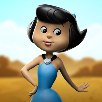 Betty Rubble 1:10 Scale Statue by Iron Studios