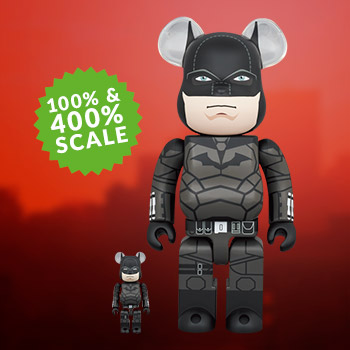 Medicom BE@RBRICK THE BATMAN 100% &400% Bearbrick sold by Geek PH Store