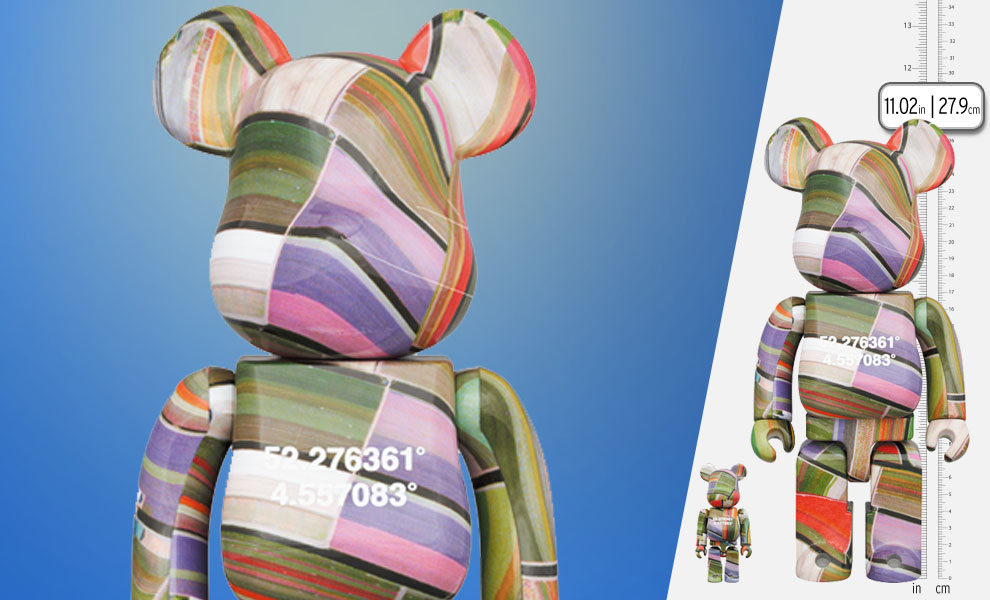 Be@rbrick Benjamin Grant Overview Lisse 100% and 400% Collectible