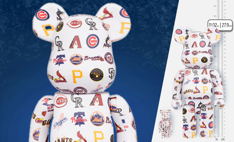 Be@rbrick MLB National League 100% and 400% Set by Medicom Toys 