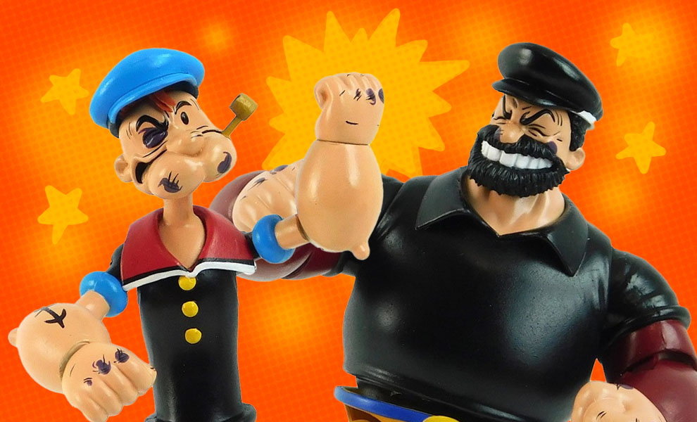 Popeye vs Bluto Collectible Set by Boss Fight Studio | Sideshow