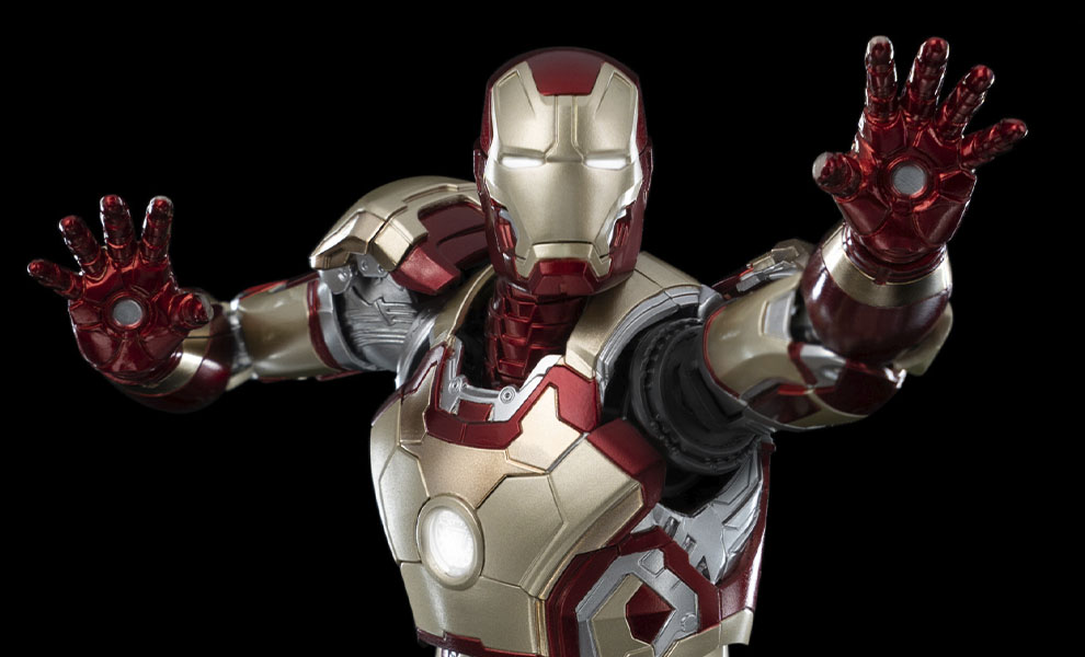 DLX Iron Man Mark 42 Collectible Figure by Threezero | Sideshow 