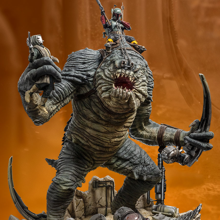 Star Wars Return of the Jedi RANCOR STATUE by Sideshow Collectibles LE 2000  - O'Smiley's Dolls & Collectibles, LLC