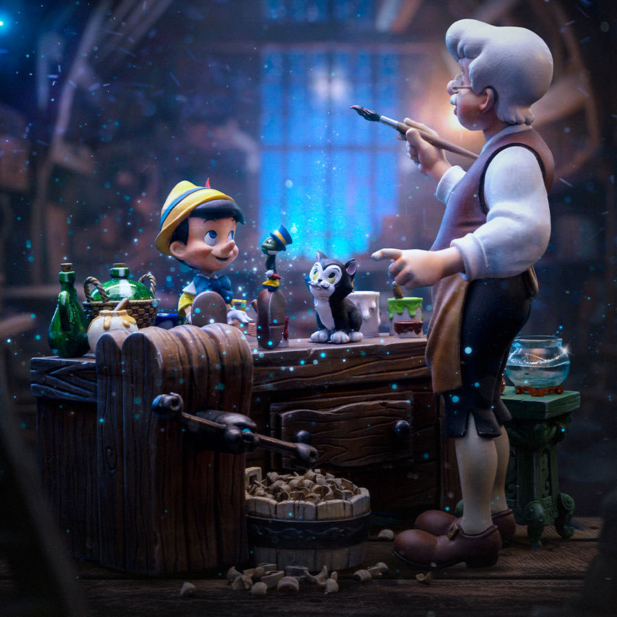 Pinocchio Deluxe 1:10 Scale Statue by Iron Studios | Sideshow