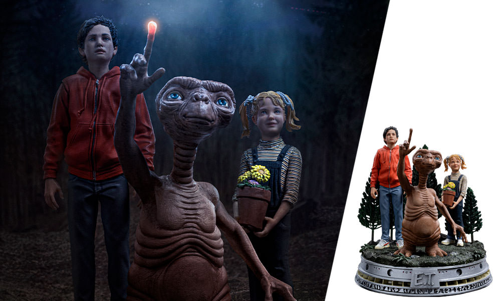 1/10 Scale E.T. & Elliot Art Scale Statue (E.T. - The Extra-Terrestrial),  e.t. 