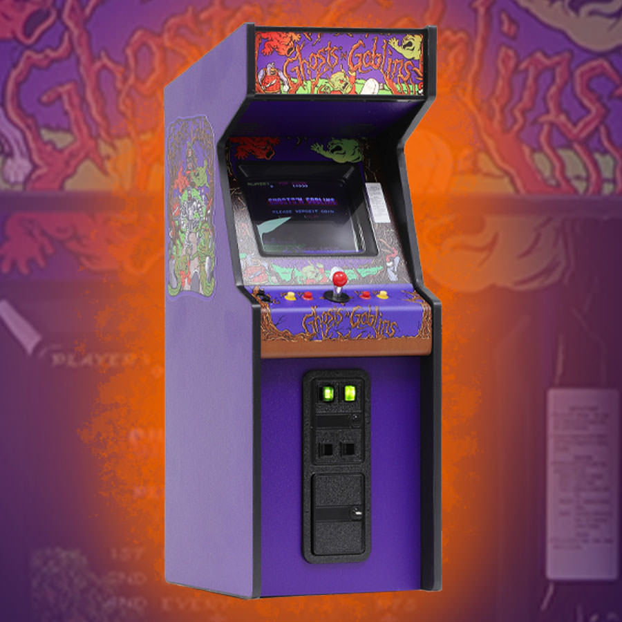 Mini Arcade Decorativo (Screen LED/Light Up): Ghosts'n Goblins