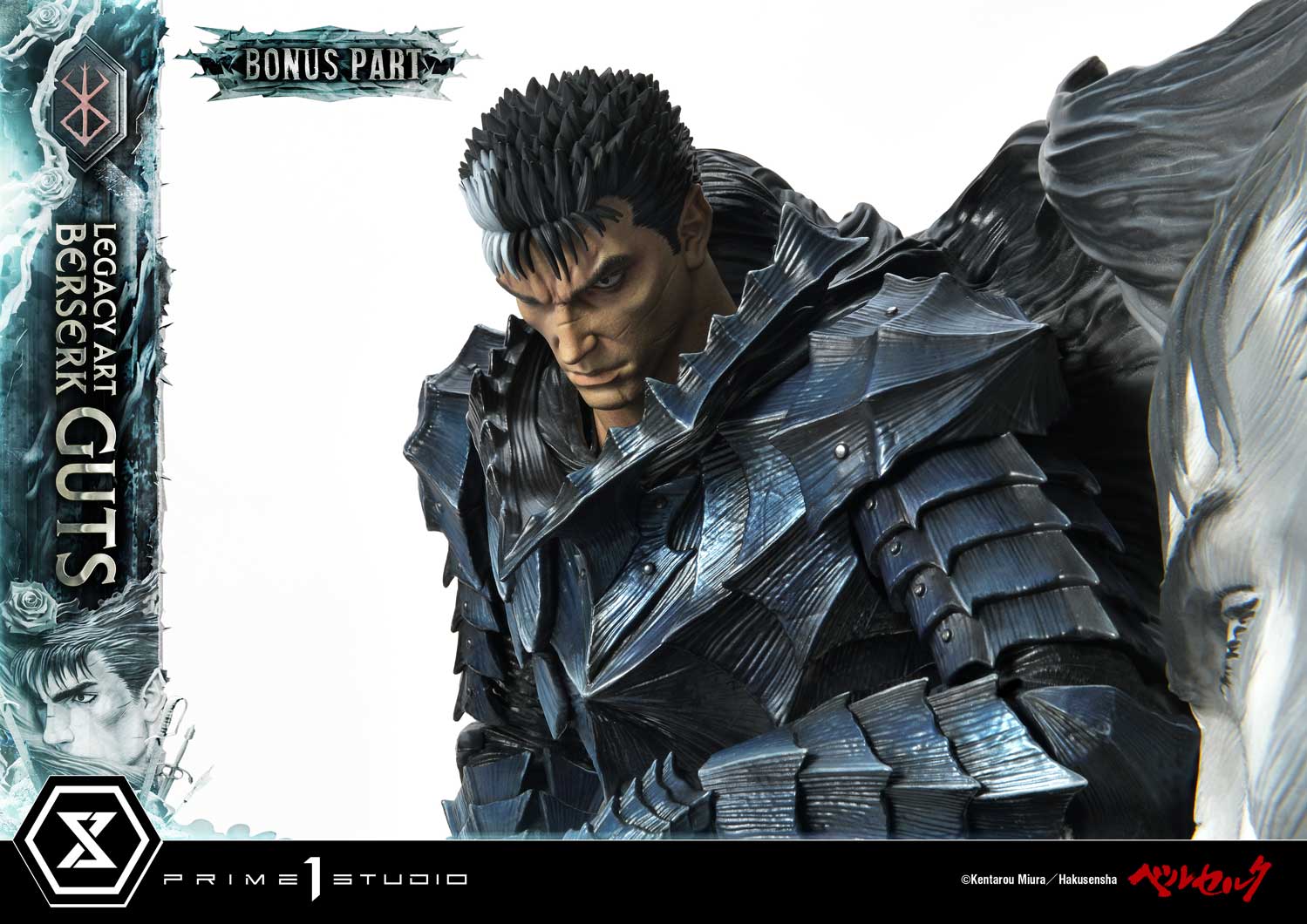 Berserk Legacy Art - Kentaro Miura - Guts (Bonus Version) Statues (Prototyp...