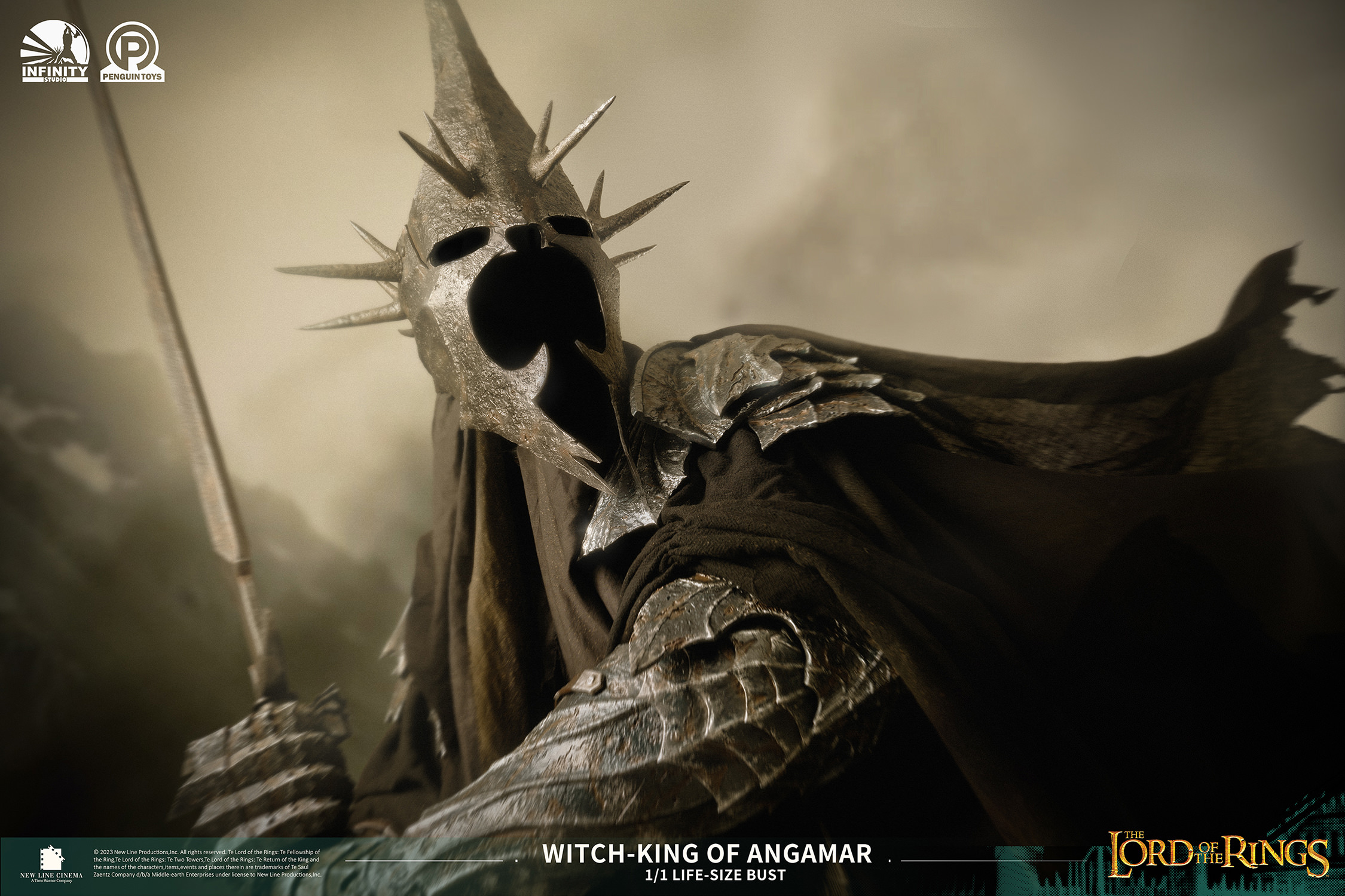 The Lord of the Rings Witch-<b>king</b> of Angmar Life-Size Bust (Prototype Shown)...