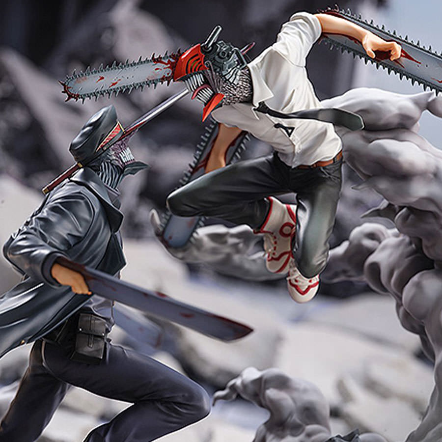 Chainsaw Man vs. Samurai Sword Collectible Figure by SEGA | Sideshow  Collectibles