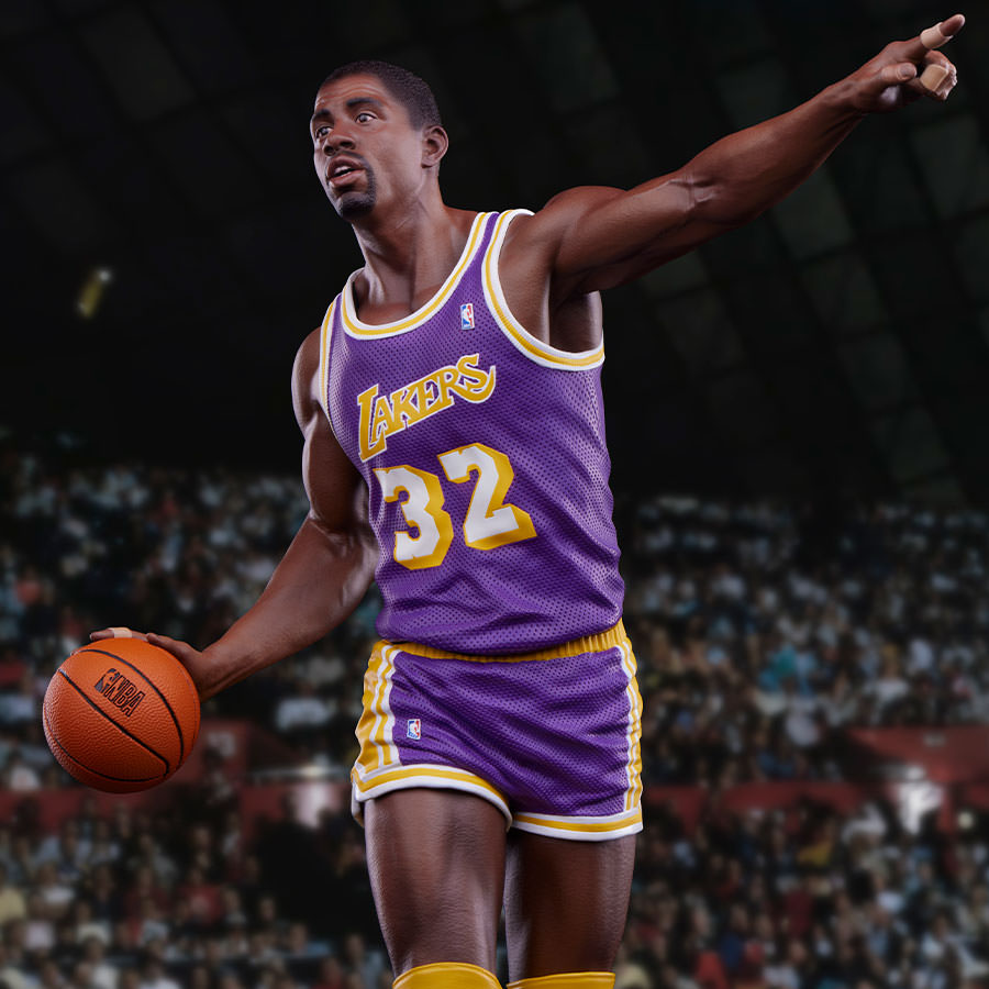 Magic Johnson Quarter Scale Statue by PCS | Sideshow Collectibles