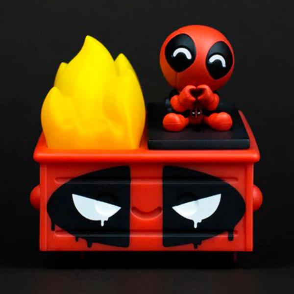 Deadpool Dumpster Fire Vinyl Collectible by 100% Soft