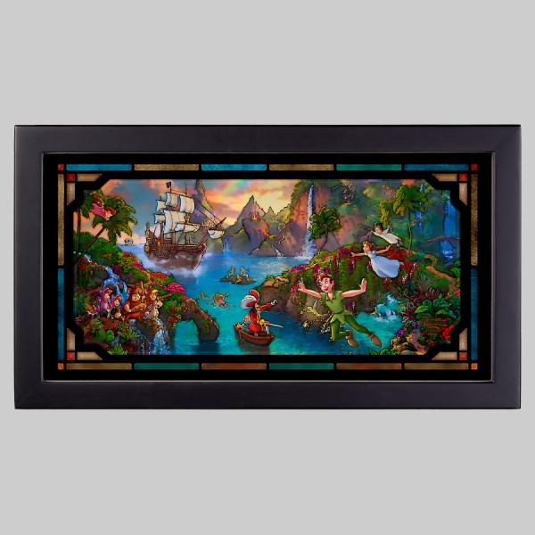 Peter Pan's Neverland Stained Glass by Art Brand Studios