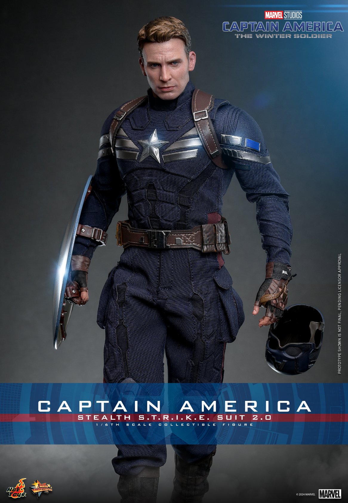 CaptainAmerica(StealthS.T.R.I.K.E.Suit)2.0SixthScaleFigurebyHotToys